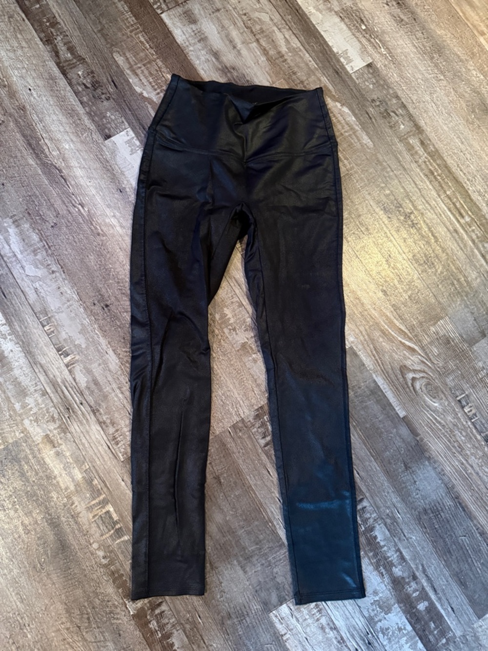 DG2 by Diane Gilman Black Faux Leather Leggings
